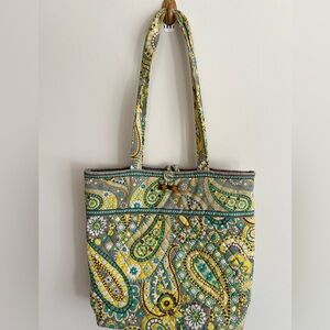 Vera Bradley Lemon Parfait Tote Bag